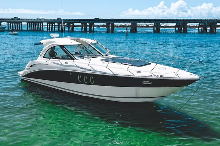 Infinity Getaway Charters yacht on the water near Destin, FL