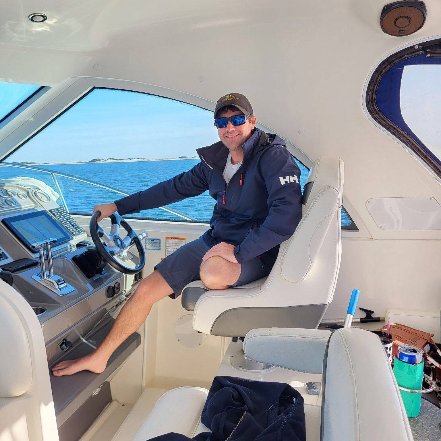 Captain Daryl Robinson, USCG Licensed Master Captain of Infinity Getaway Charters